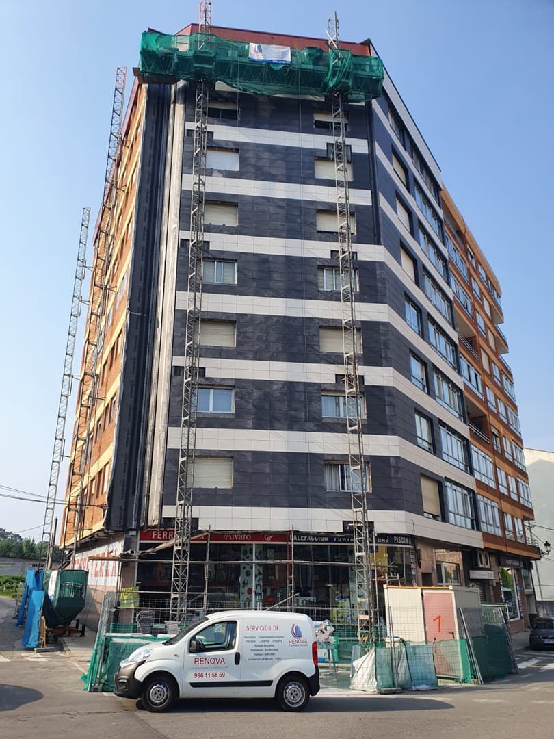 Fachadas ventiladas en Vigo